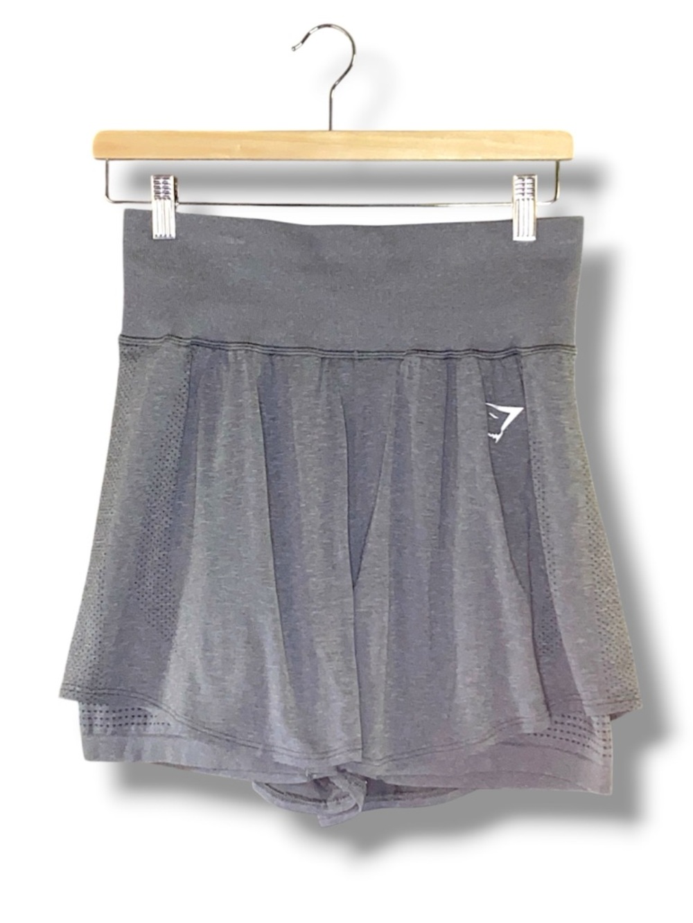 Gymshark Vital 2 in 1 Gray Active Skort Shorts